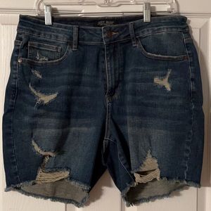 NWOT Judy Blue Distressed Shorts